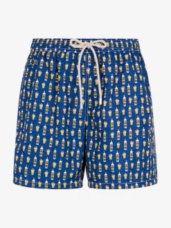 Costume da bagno da uomo in tessuto leggero Lighting Micro Fantasy con stampa Vov Bombardino | VOV SPECIAL EDITION