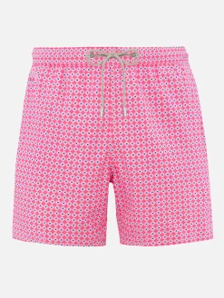 Costume da bagno da uomo in tessuto leggero Lighting Micro Fantasy con stampa cravatte