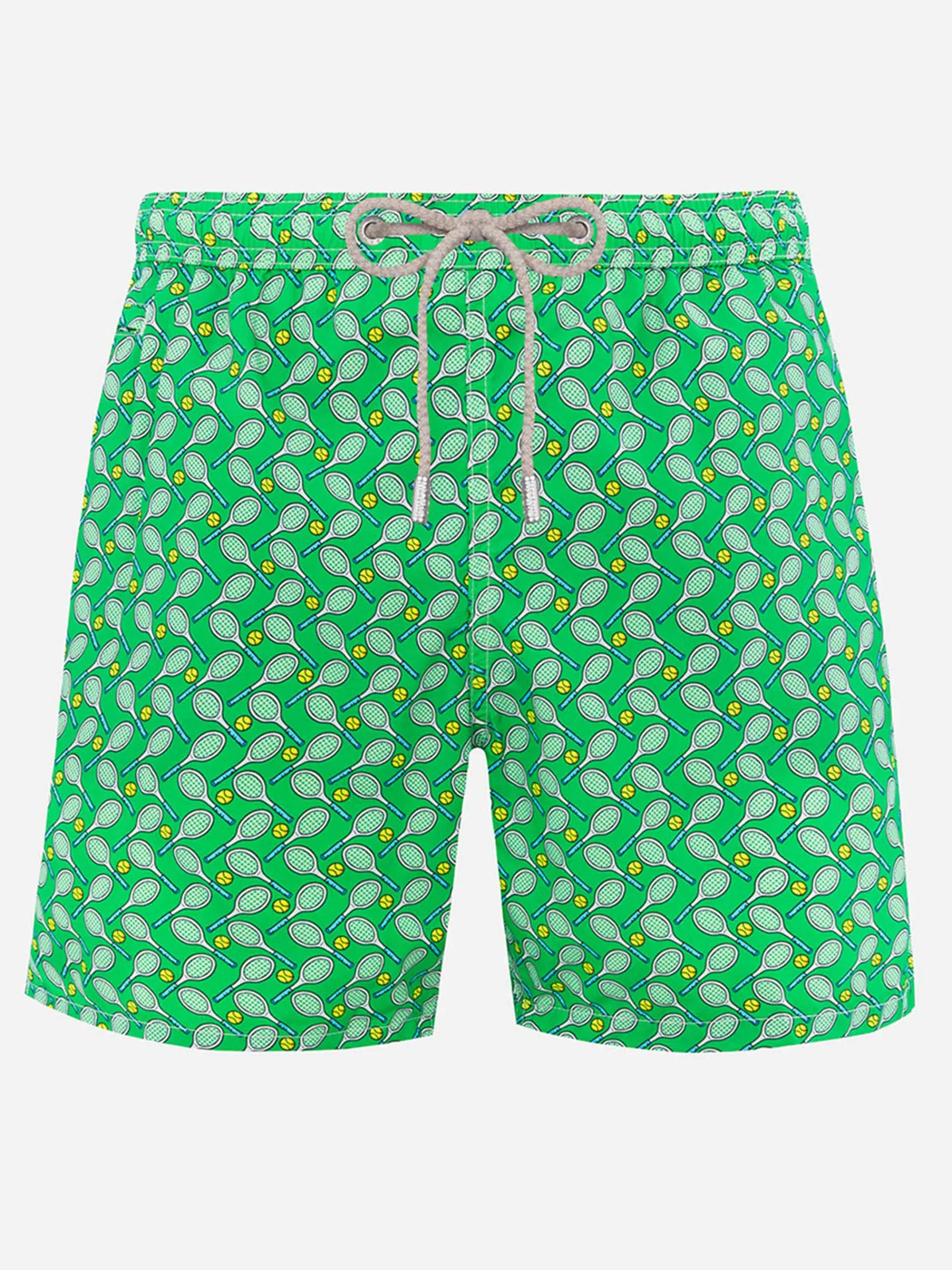 Costume da bagno da uomo in tessuto leggero Lighting Micro Fantasy con stampa tennis