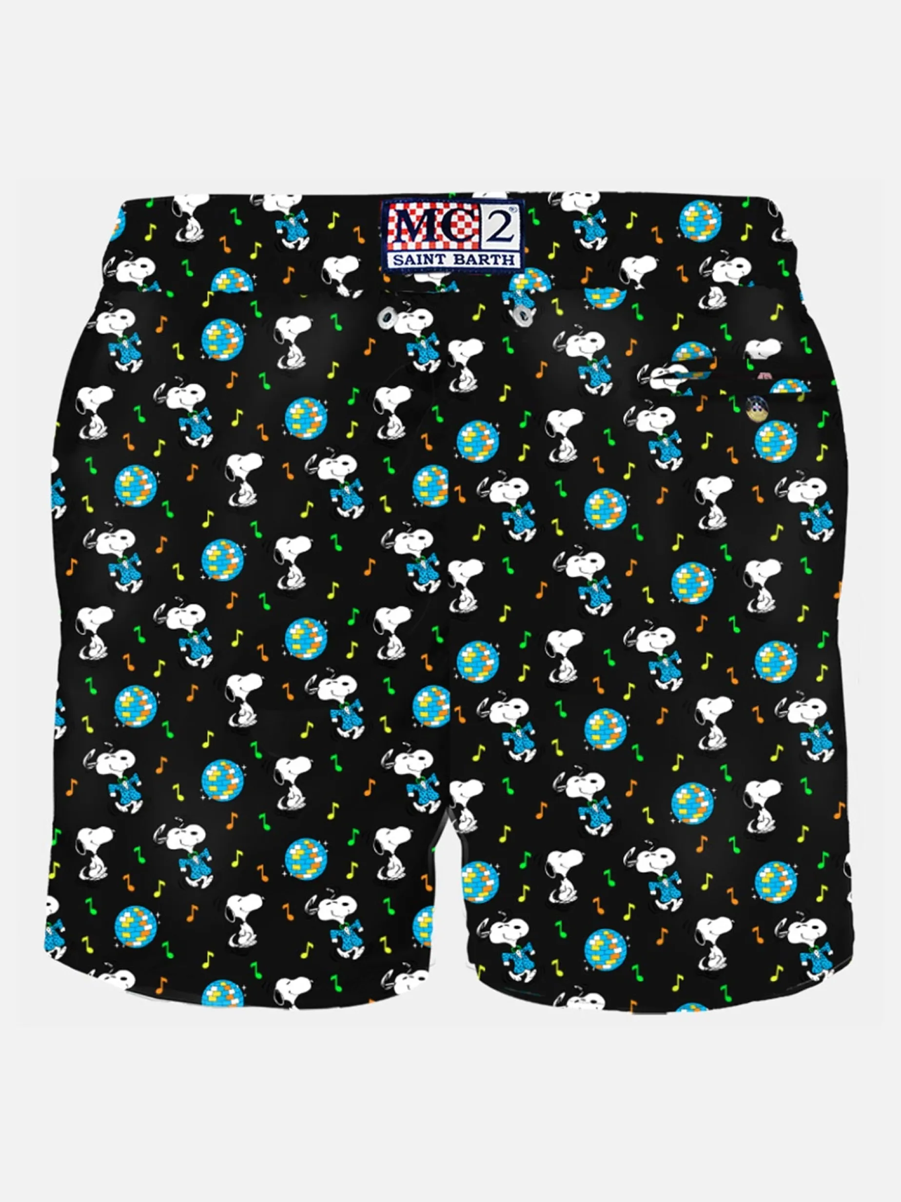 Costume da bagno da uomo in tessuto leggero con stampa Snoopy | Edizione speciale Peanuts®