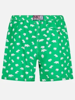 Costume da bagno da uomo in tessuto leggero Lighting Micro Fantasy con stampa padel