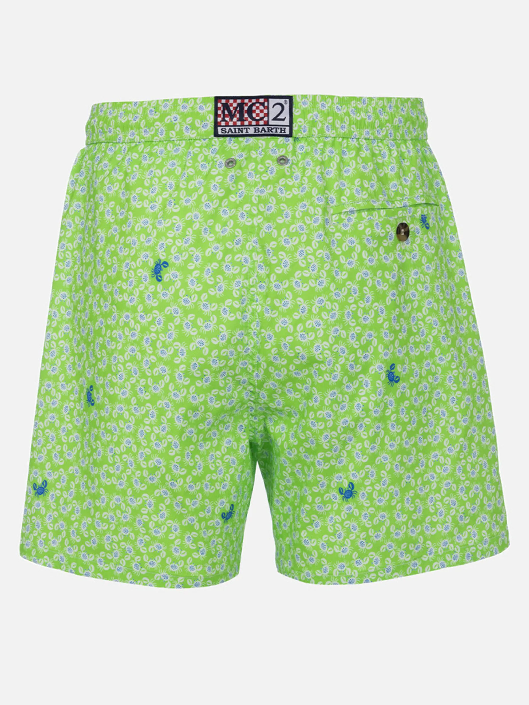 Costume da bagno da uomo Comfort Light con stampa granchi