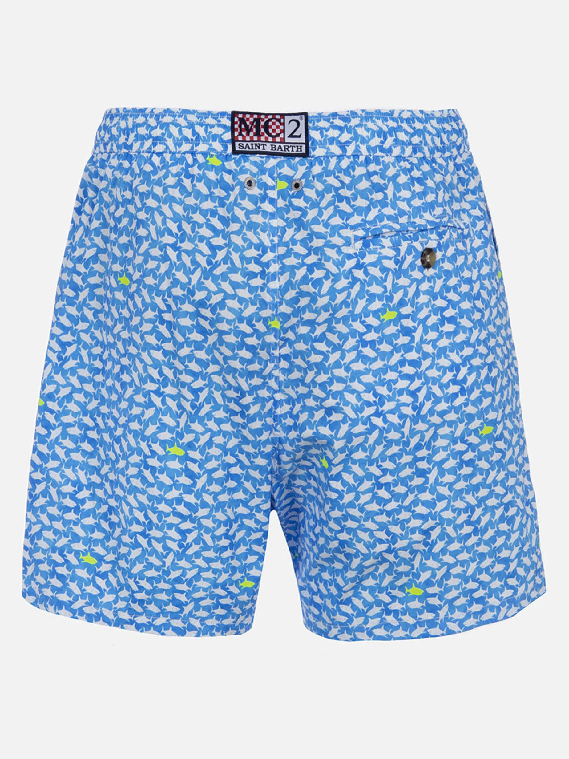 Costume da bagno da uomo Comfort Light con stampa squali