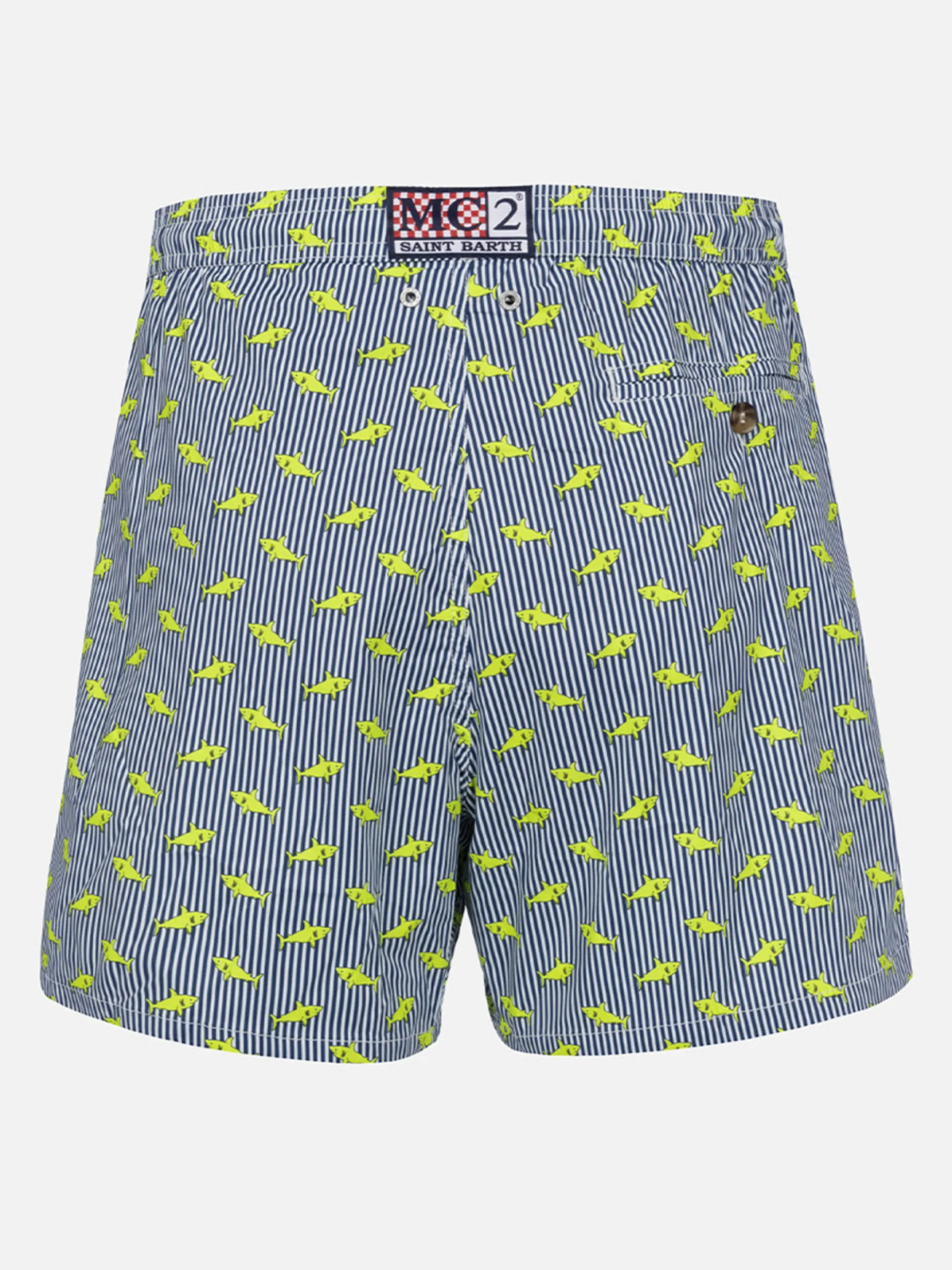 Costume da bagno da uomo Comfort Light con stampa squali