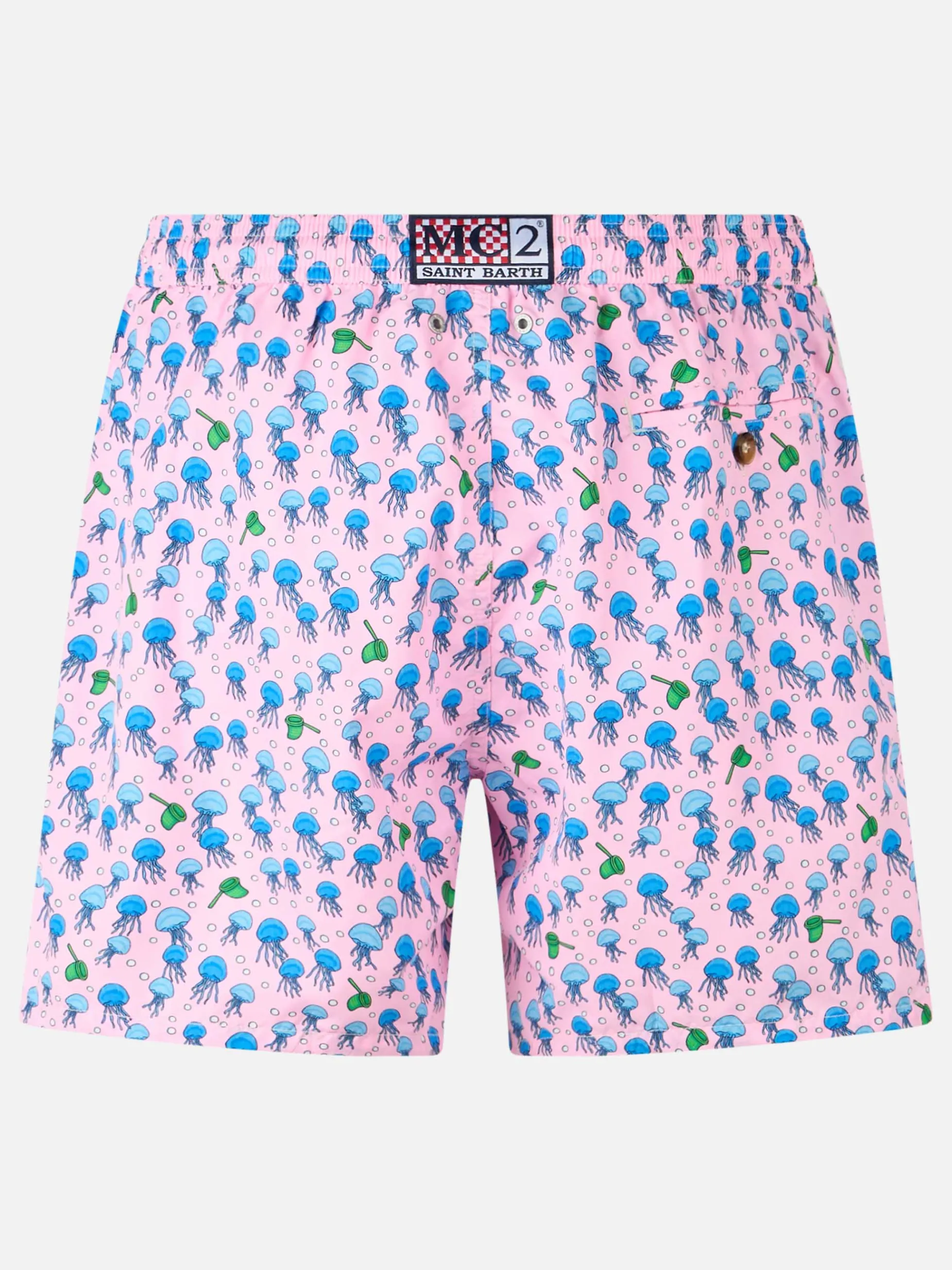 Costume da bagno da uomo in tessuto leggero Lighting Micro Fantasy con stampa meduse