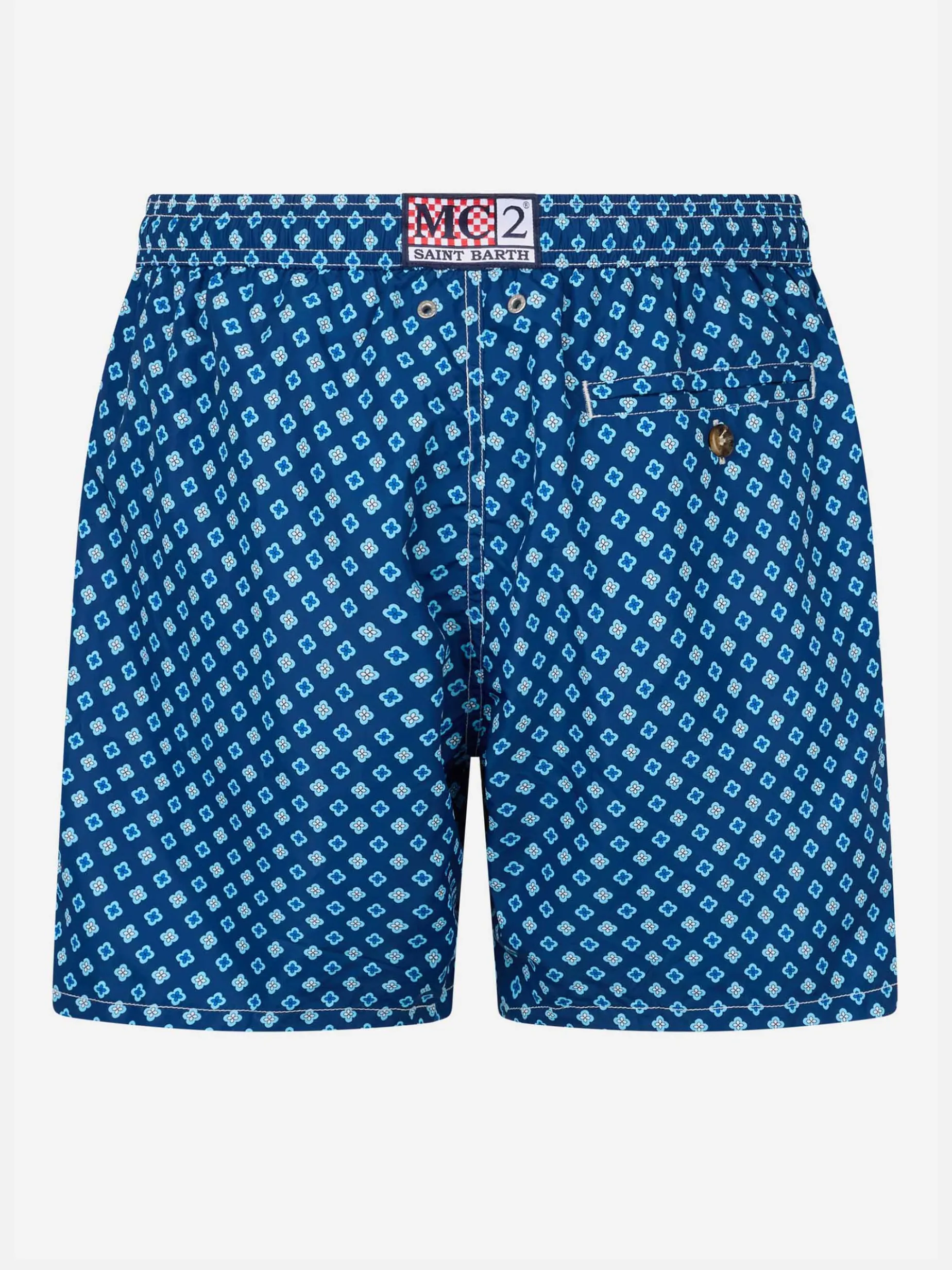 Costume da bagno da uomo in tessuto leggero Lighting Micro Fantasy con stampa cravatte