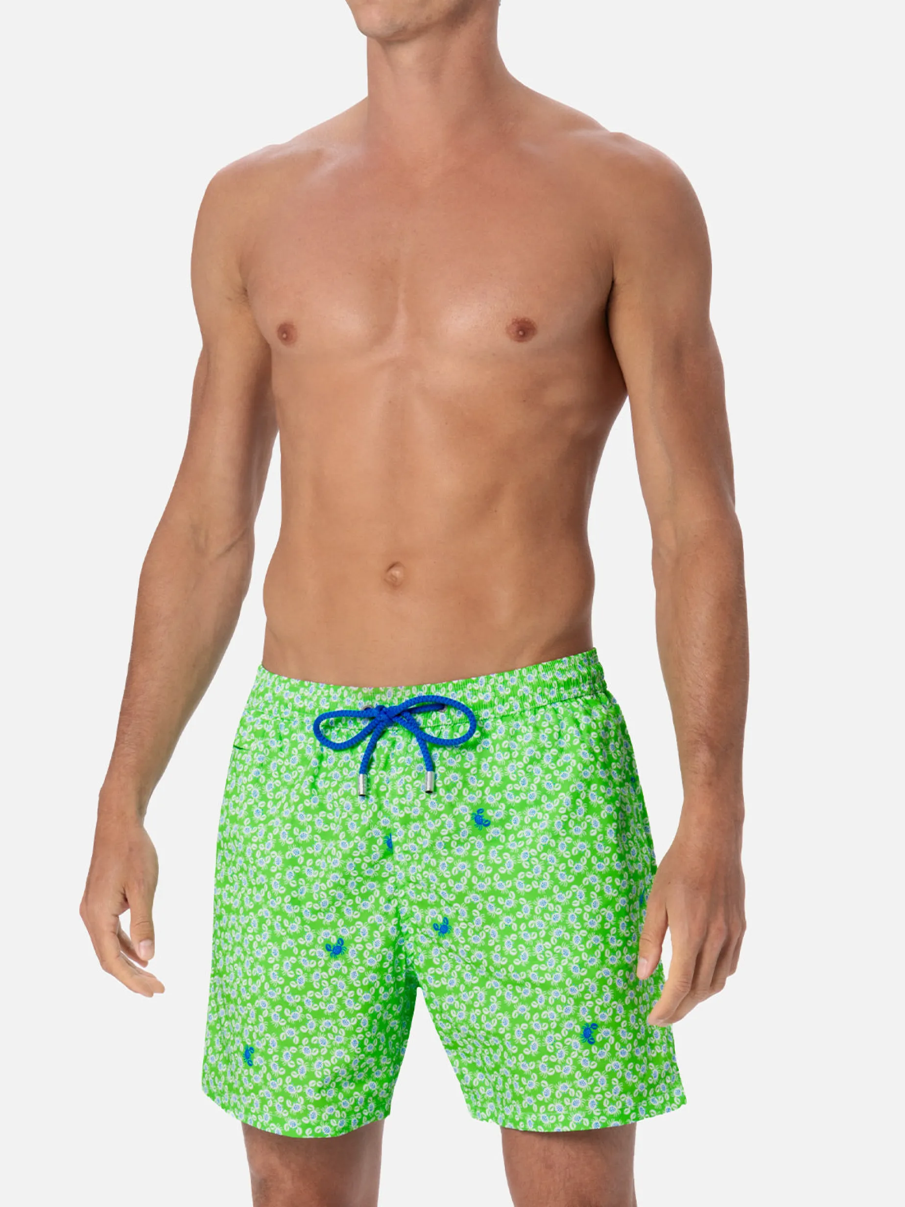 Costume da bagno da uomo Comfort Light con stampa granchi