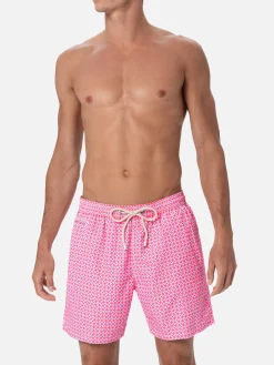 Costume da bagno da uomo in tessuto leggero Lighting Micro Fantasy con stampa cravatte