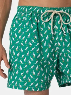 Costume da bagno da uomo in tessuto leggero Lighting Micro Fantasy con stampa canguri | AUSTRALIAN BRAND SPECIAL EDITION