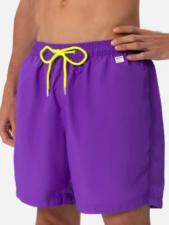 Costume da bagno da uomo in tessuto leggero viola Lighting Pantone | EDIZIONE SPECIALE PANTONE