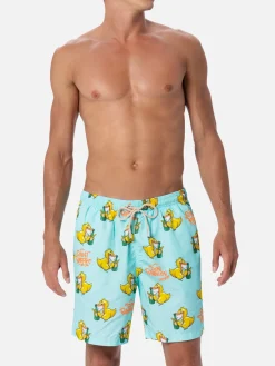 Costume da bagno da uomo in tessuto leggero Lighting con stampa Cryptopuppets | EDIZIONE SPECIALE CRYPTOPUPPETS