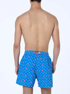 Costume da bagno da uomo in tessuto leggero Lighting Micro Fantasy con stampa padel