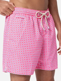 Costume da bagno da uomo in tessuto leggero Lighting Micro Fantasy con stampa cravatte