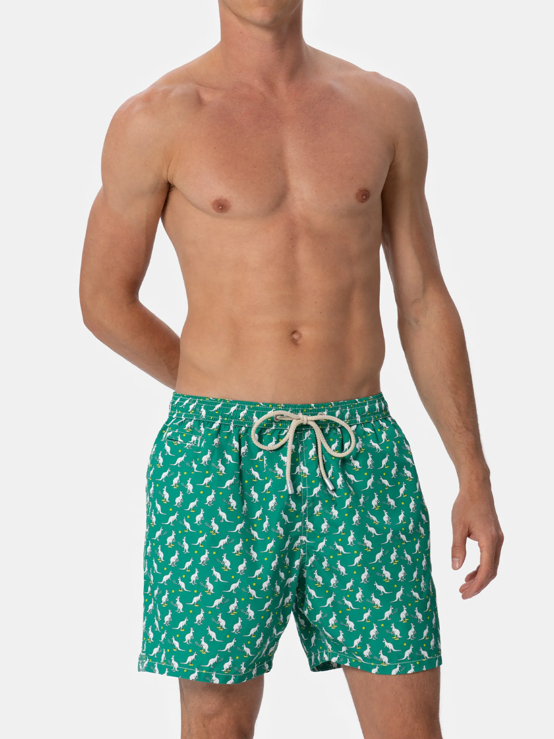 Costume da bagno da uomo in tessuto leggero Lighting Micro Fantasy con stampa canguri | AUSTRALIAN BRAND SPECIAL EDITION