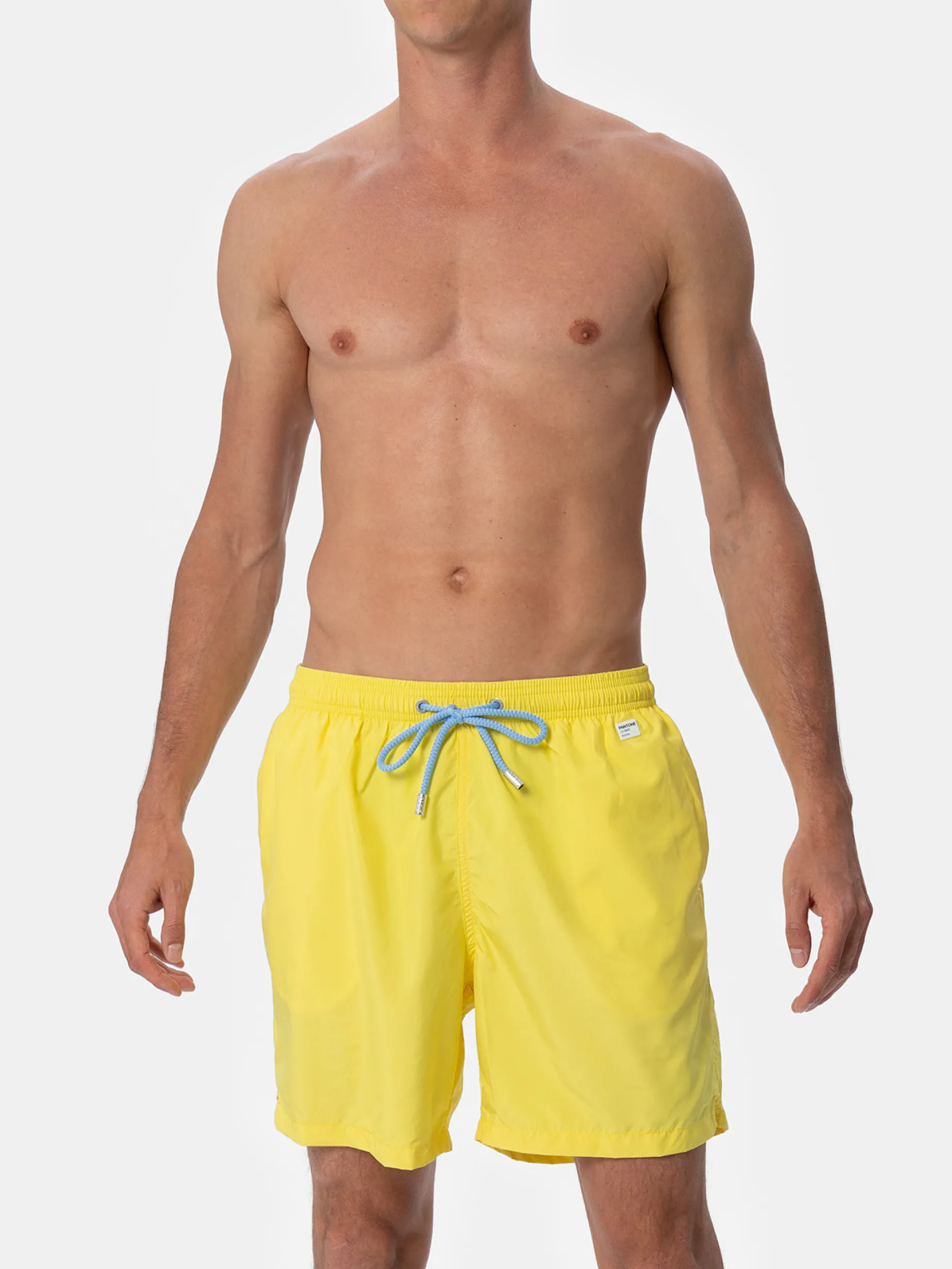 Costume da bagno da uomo in tessuto leggero giallo chiaro Lighting Pantone | EDIZIONE SPECIALE PANTONE