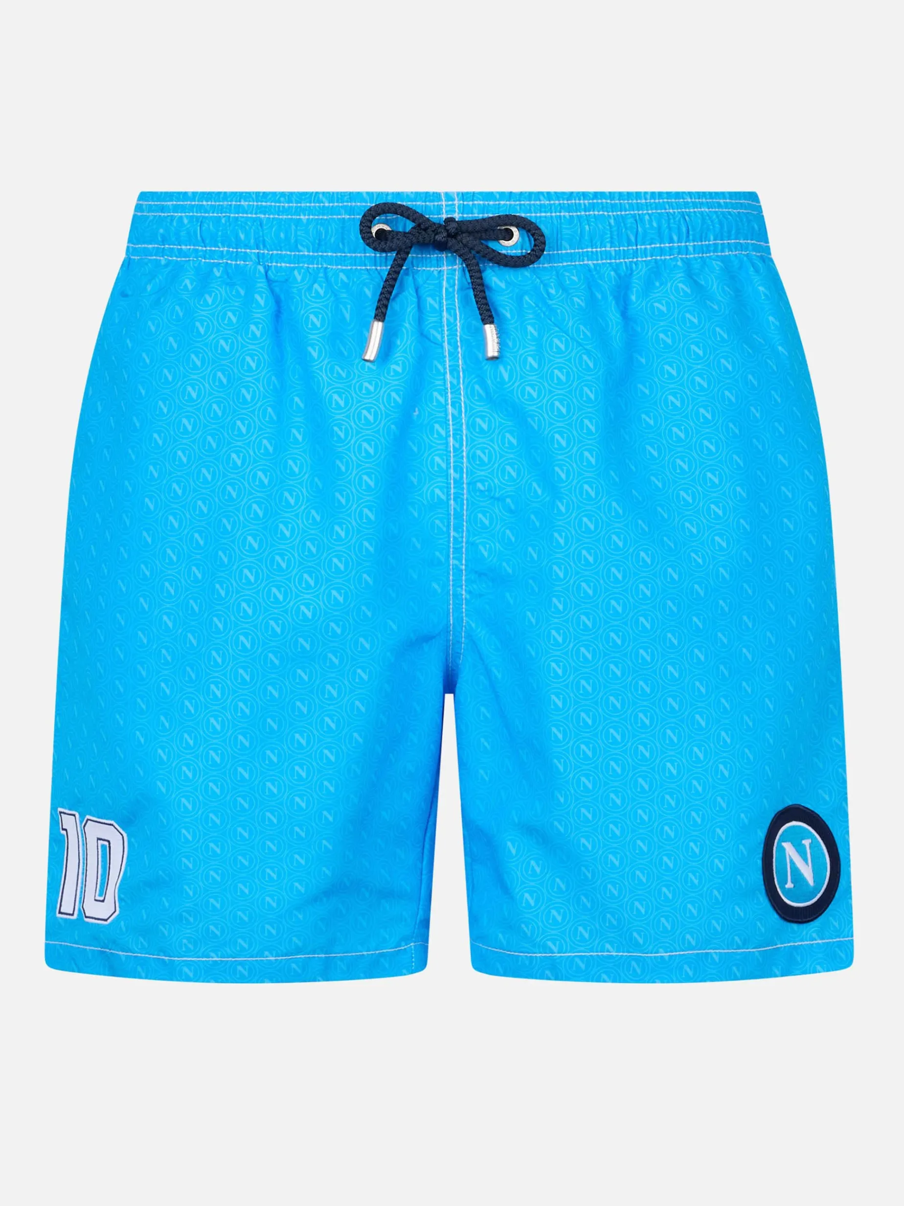 Costume da bagno da uomo Gustavia lunghezza media con stampa Napoli | EDIZIONE SPECIALE SSC NAPOLI