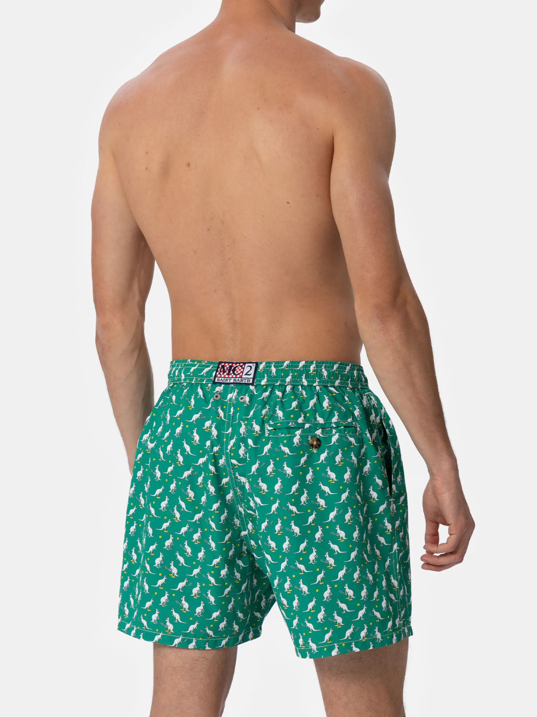 Costume da bagno da uomo in tessuto leggero Lighting Micro Fantasy con stampa canguri | AUSTRALIAN BRAND SPECIAL EDITION