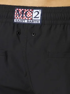 Costume da bagno da uomo con logo laterale e contrasto