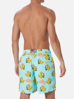 Costume da bagno da uomo in tessuto leggero Lighting con stampa Cryptopuppets | EDIZIONE SPECIALE CRYPTOPUPPETS