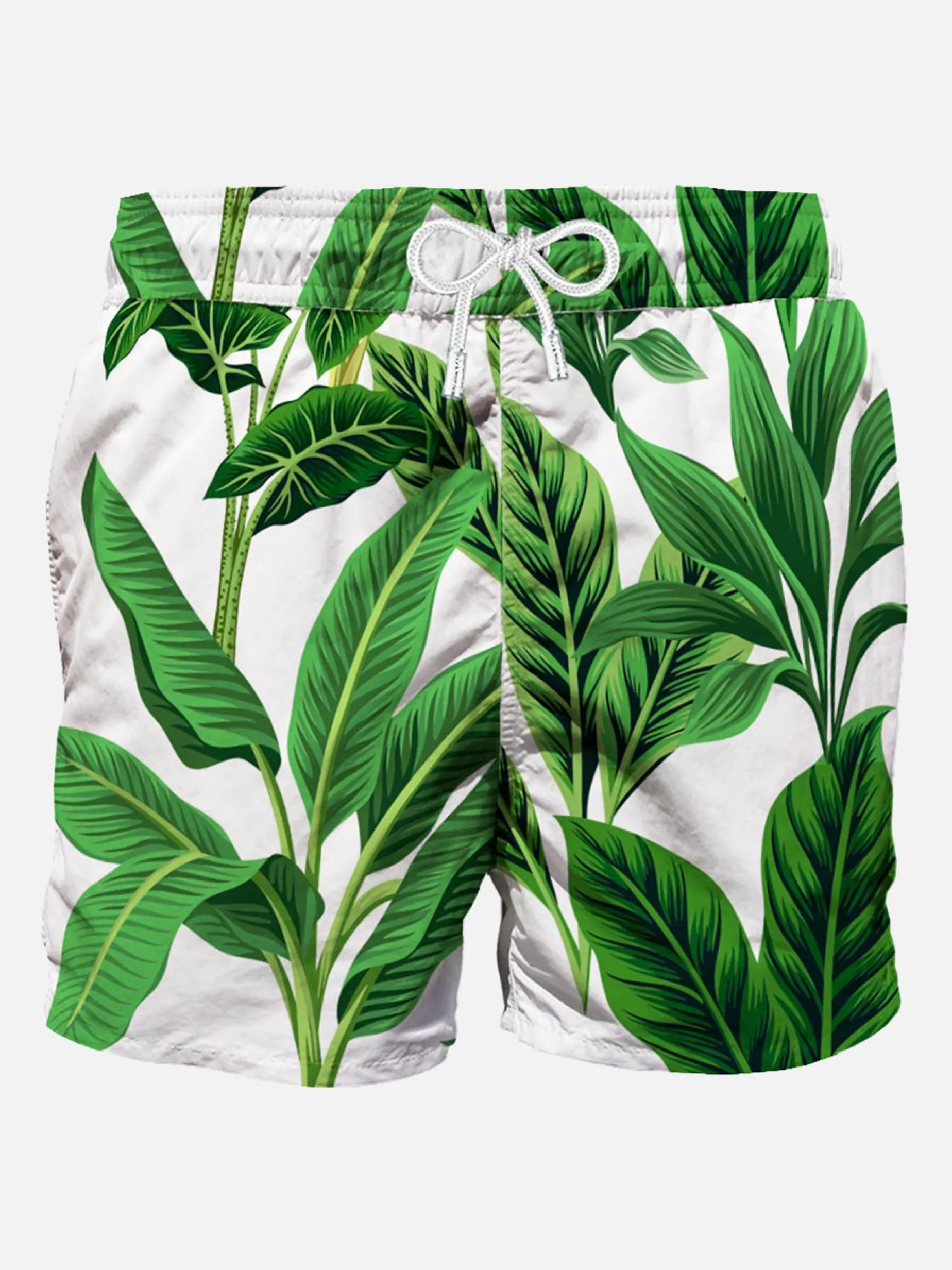 Costume da bagno di media lunghezza con stampa tropicale