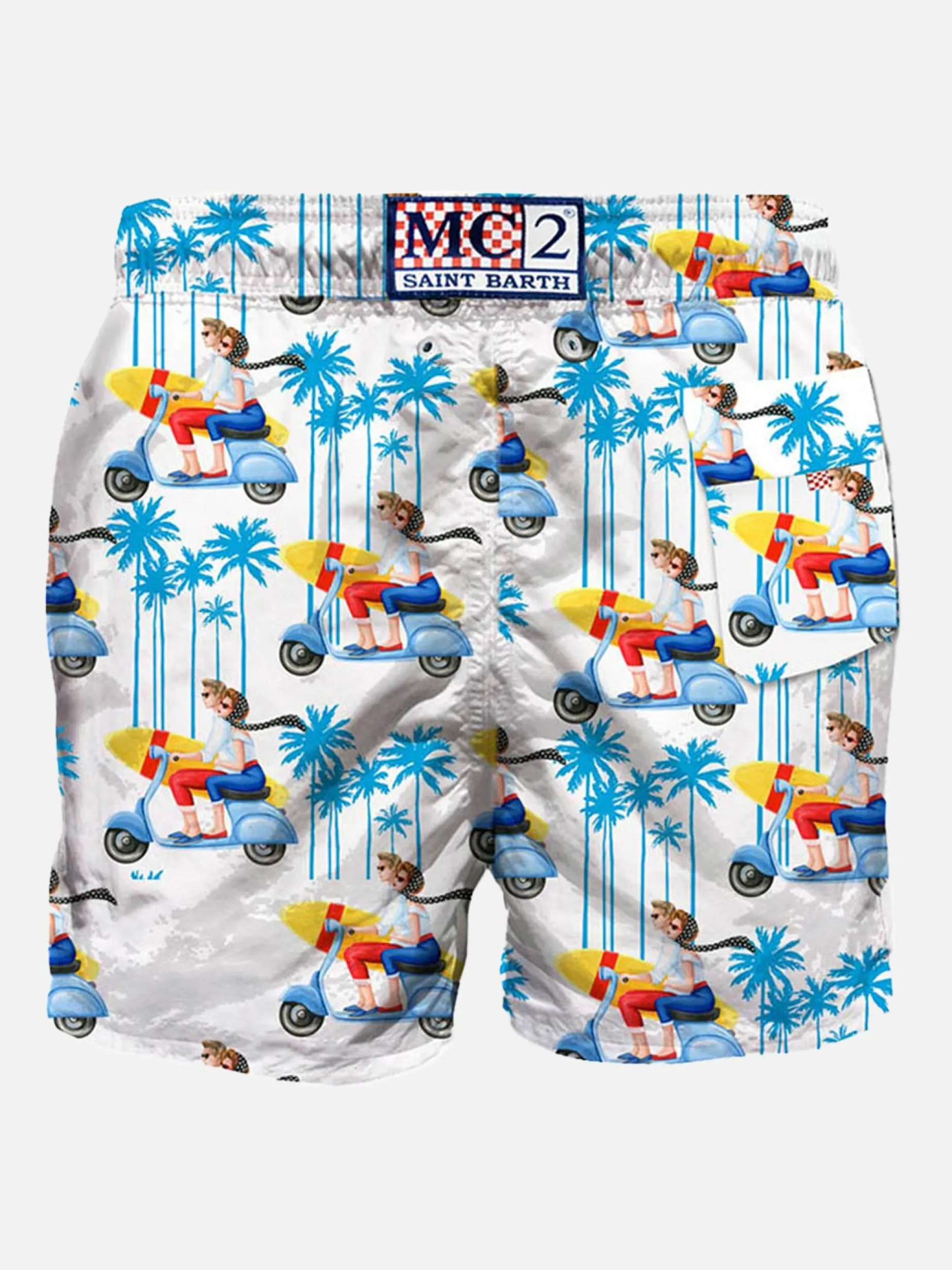 Costume da bagno di media lunghezza Oh Vespa®! - Vespa® Special Edition