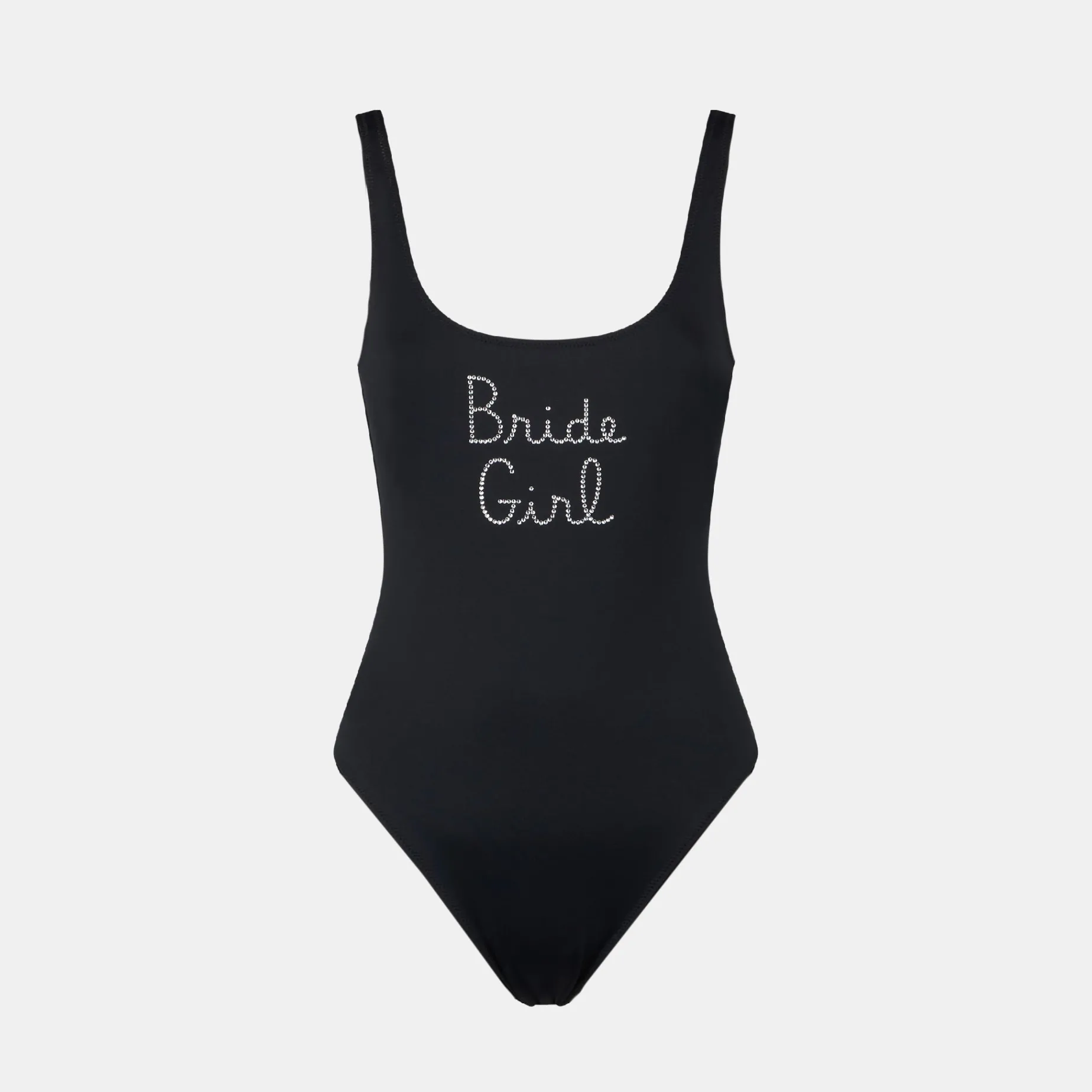Costume intero da donna con ricamo strass Bride Girl