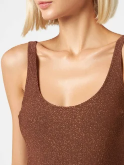 Costume intero da donna in lurex