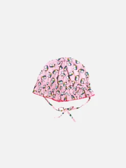 Cuffia neonata stampa unicorno