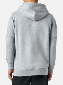 Felpa da uomo grigia Tribeca con ricamo logo Vacanze di Natale | VACANZE DI NATALE EDIZIONE SPECIALE