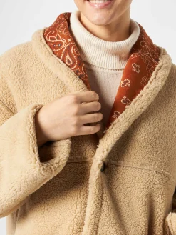 Giacca da donna in shearling reversibile