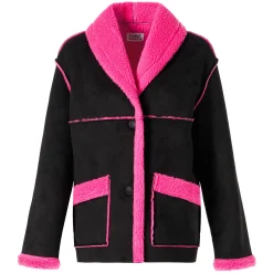 Giacca da donna in shearling reversibile