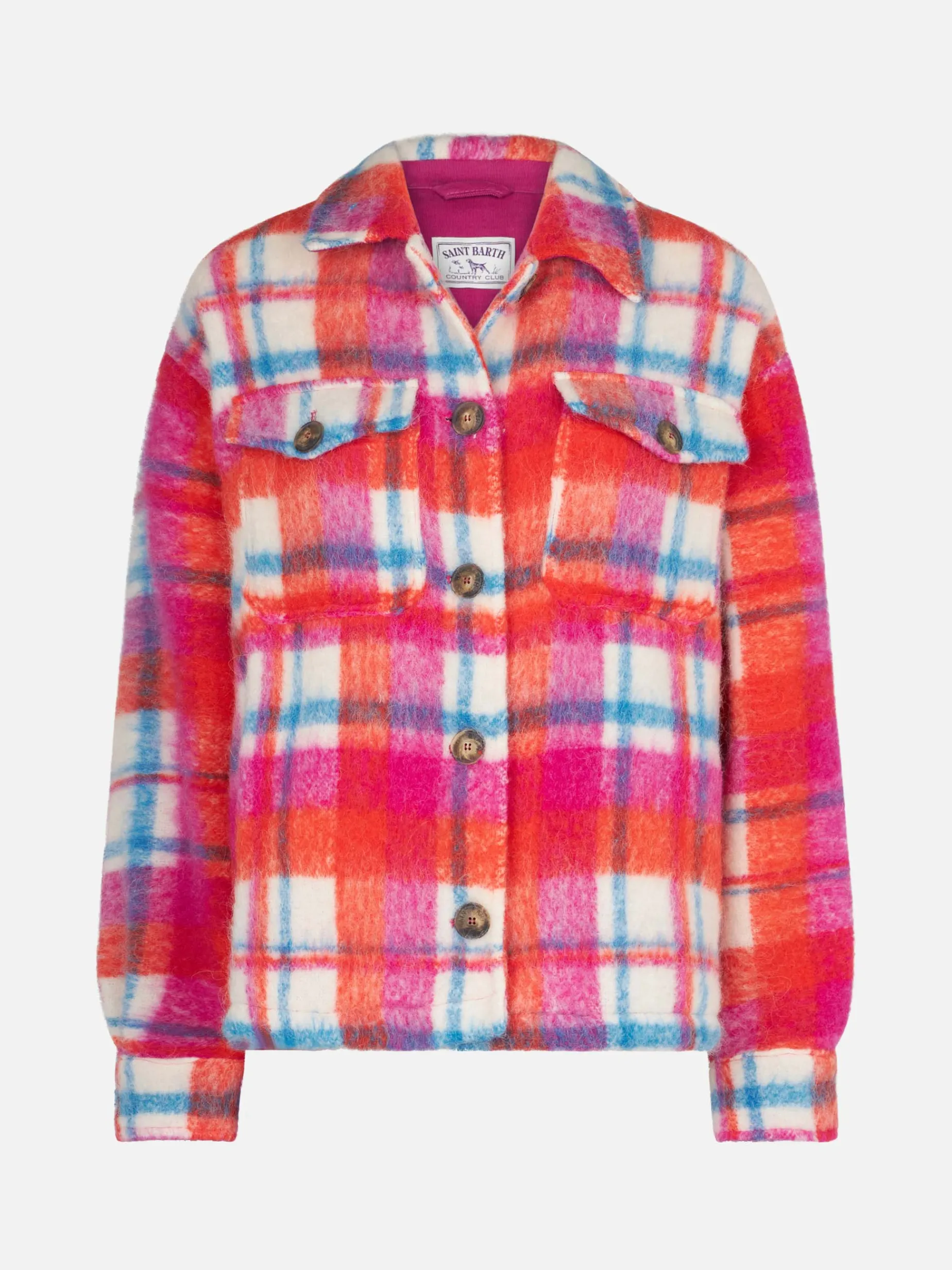 Giacca da donna overshirt con frange