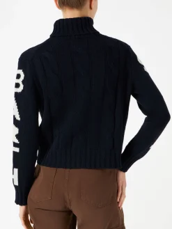 Maglia a collo alto intrecciata Saint Barth