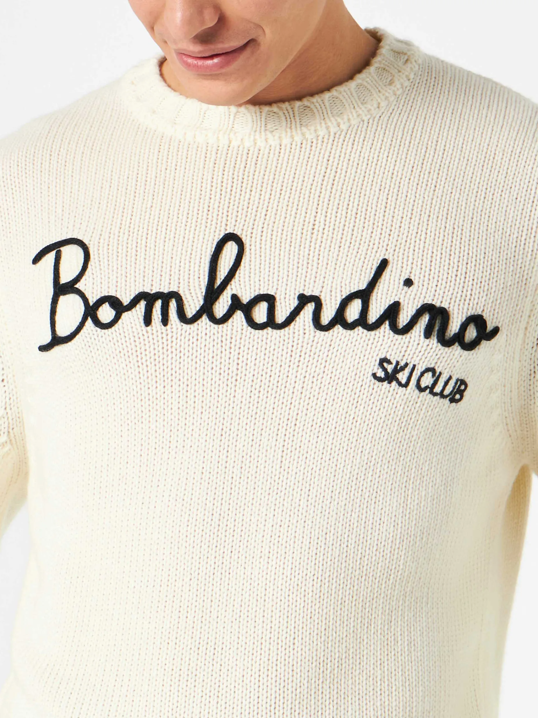 Maglia Bombardino Ski Club in misto cashmere