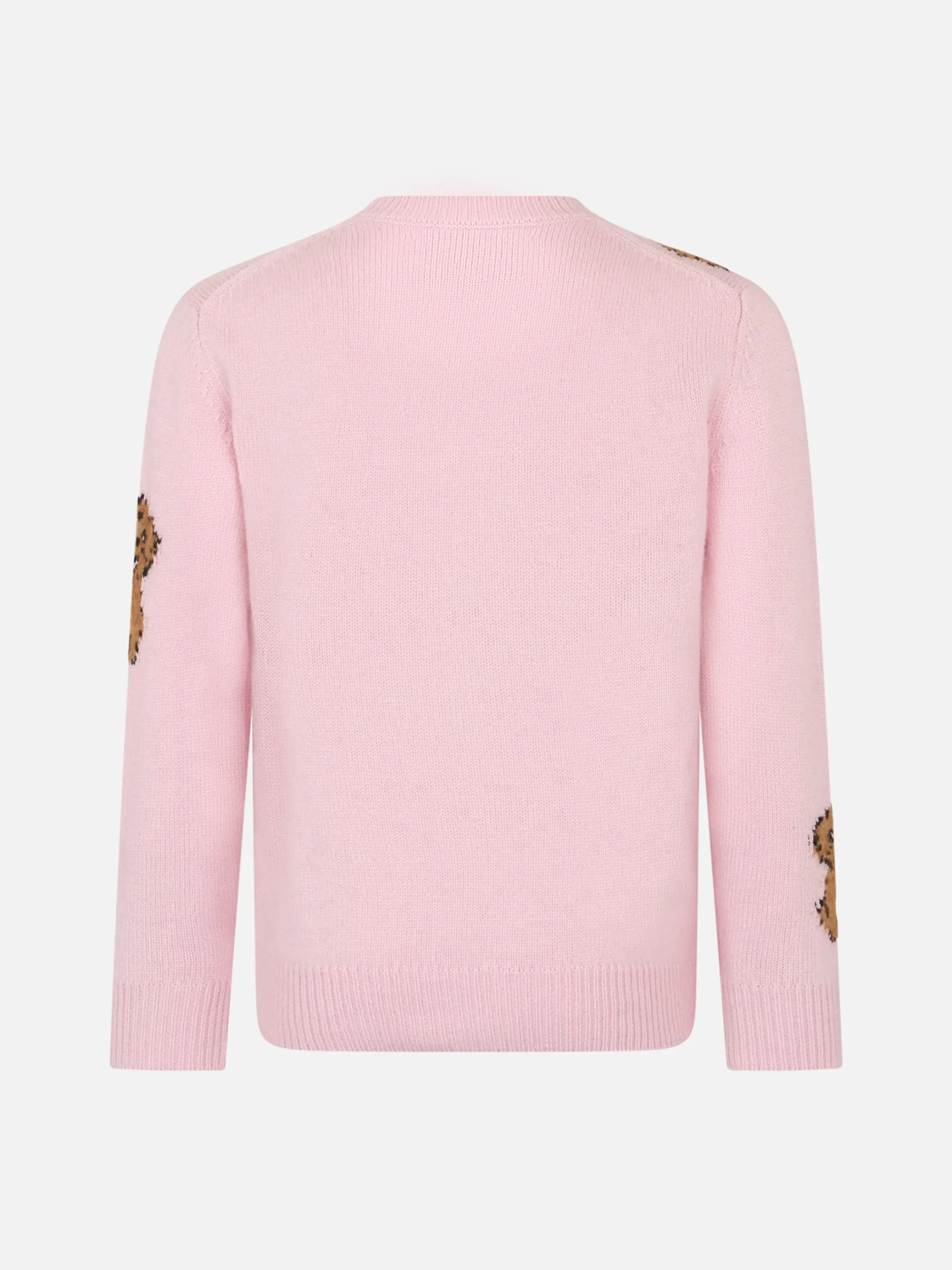 Maglia da bambina girocollo a costine morbide con ricamo St. Barth Friend