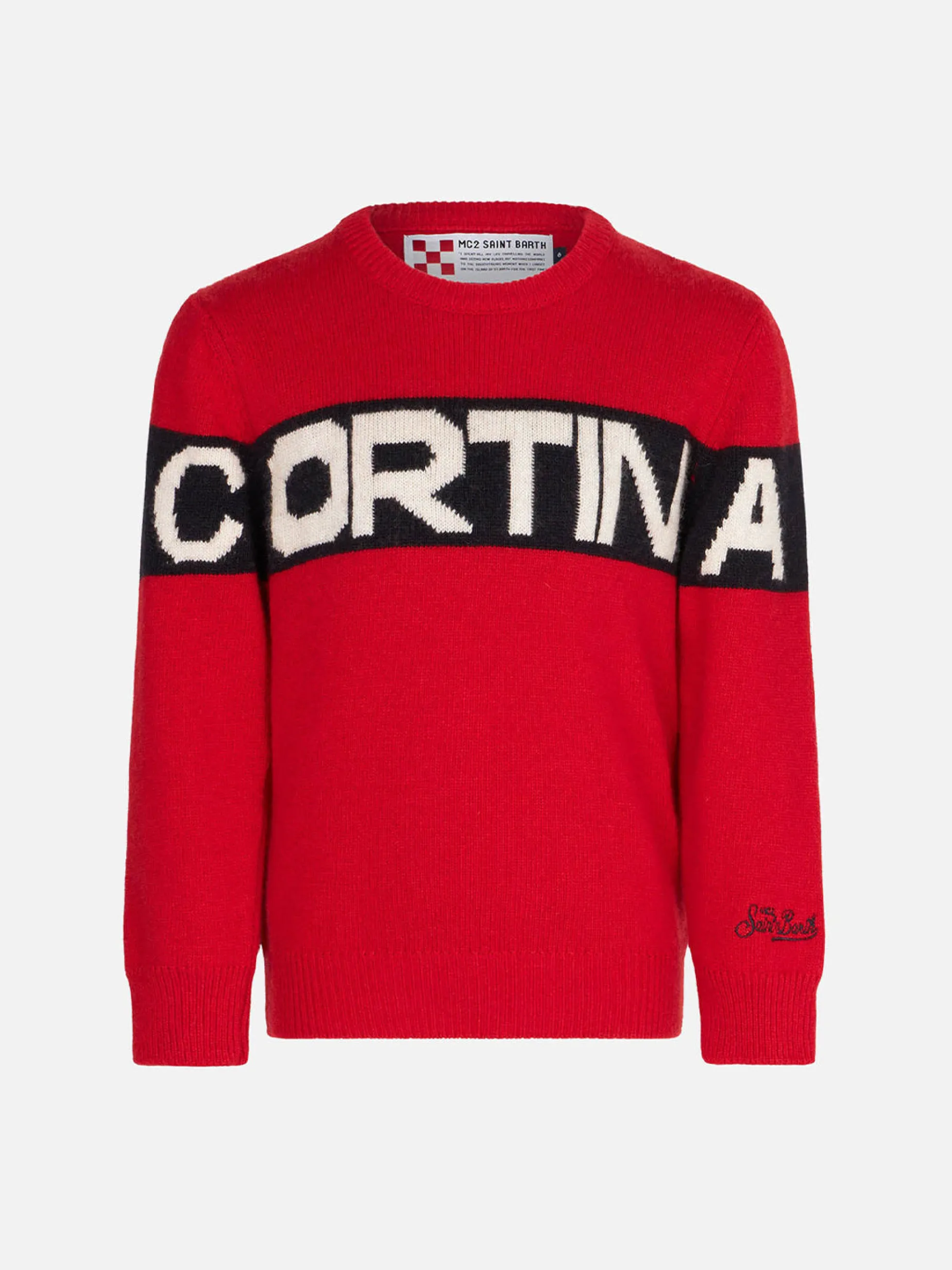 Maglia da bambino con ricamo Cortina