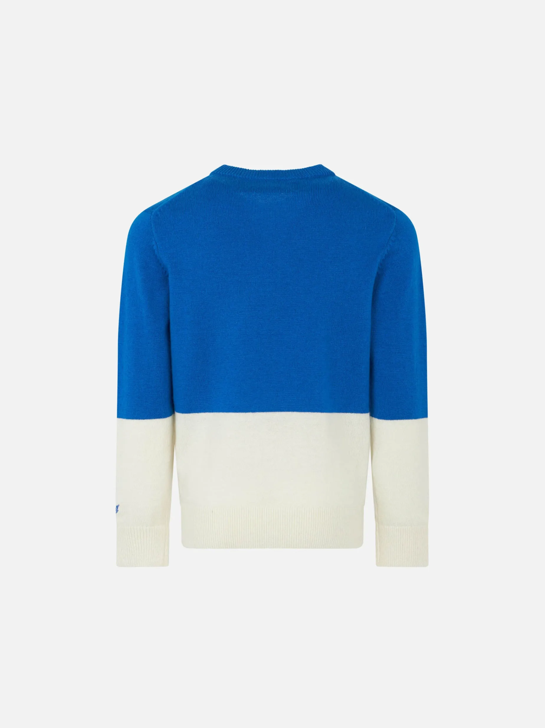 Maglia da bambino con stampa jacquard Courmayeur