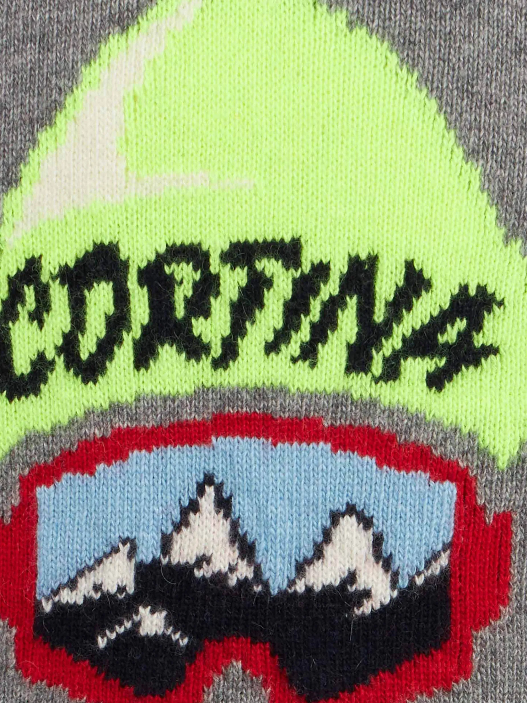 Maglia da bambino girocollo con stampa cappello Cortina