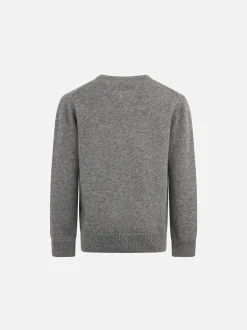 Maglia da bambino girocollo con stampa cappello Cortina