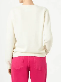 Maglia da donna con logo in spugna Saint Barth