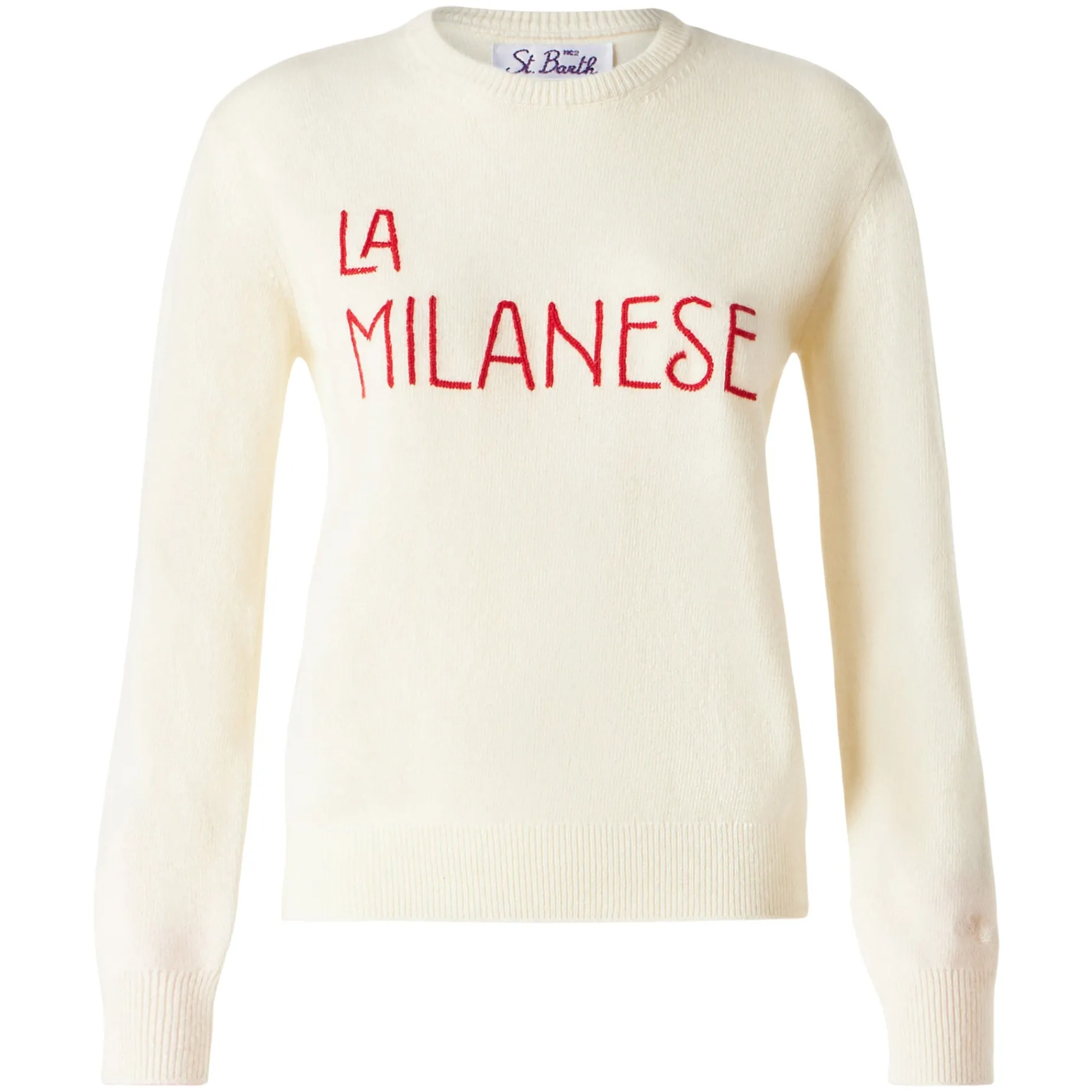 Maglia da donna con ricamo La Milanese | Michela Proietti Co-Lab