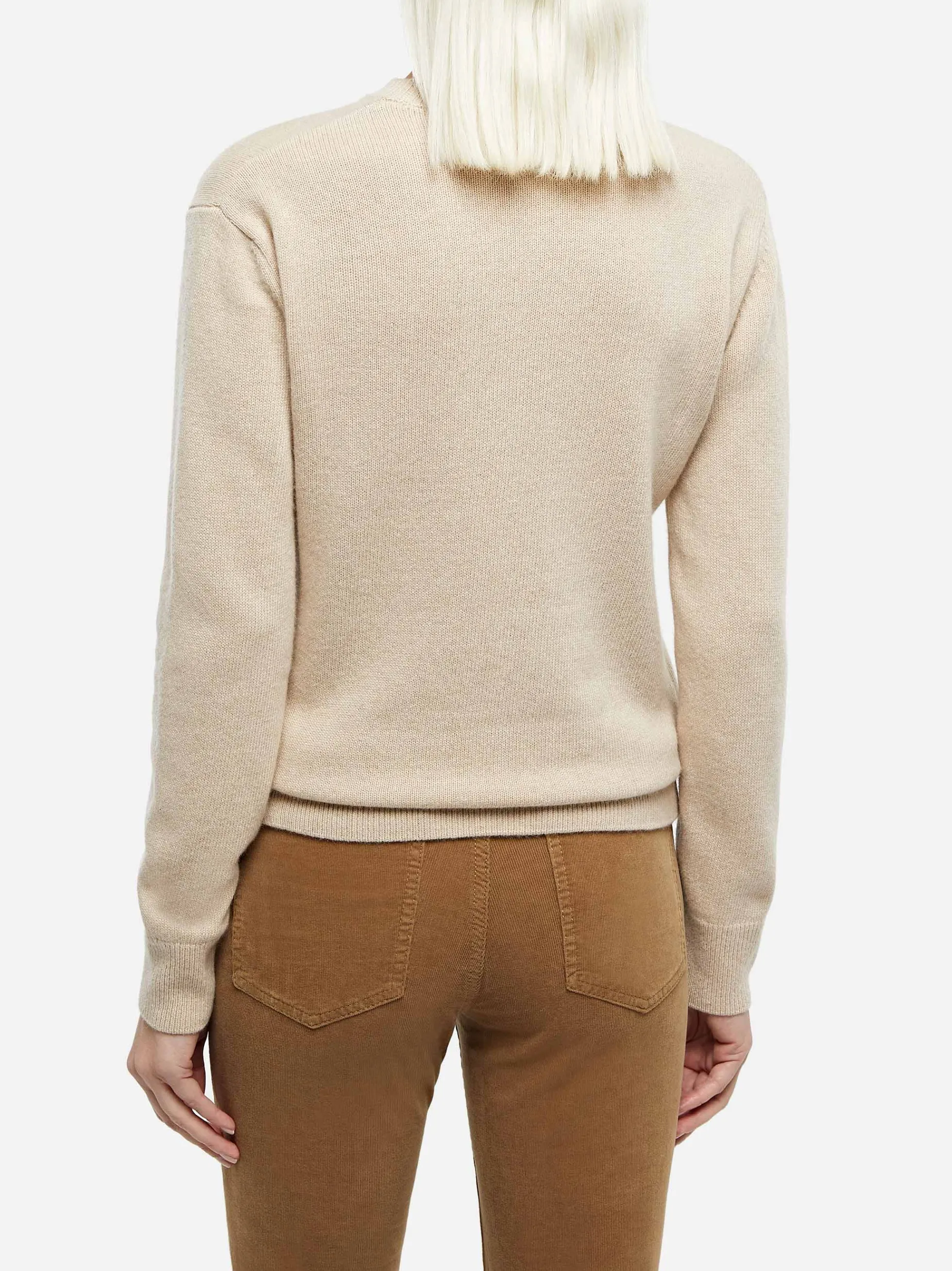 Maglione beige Sorbonne da donna