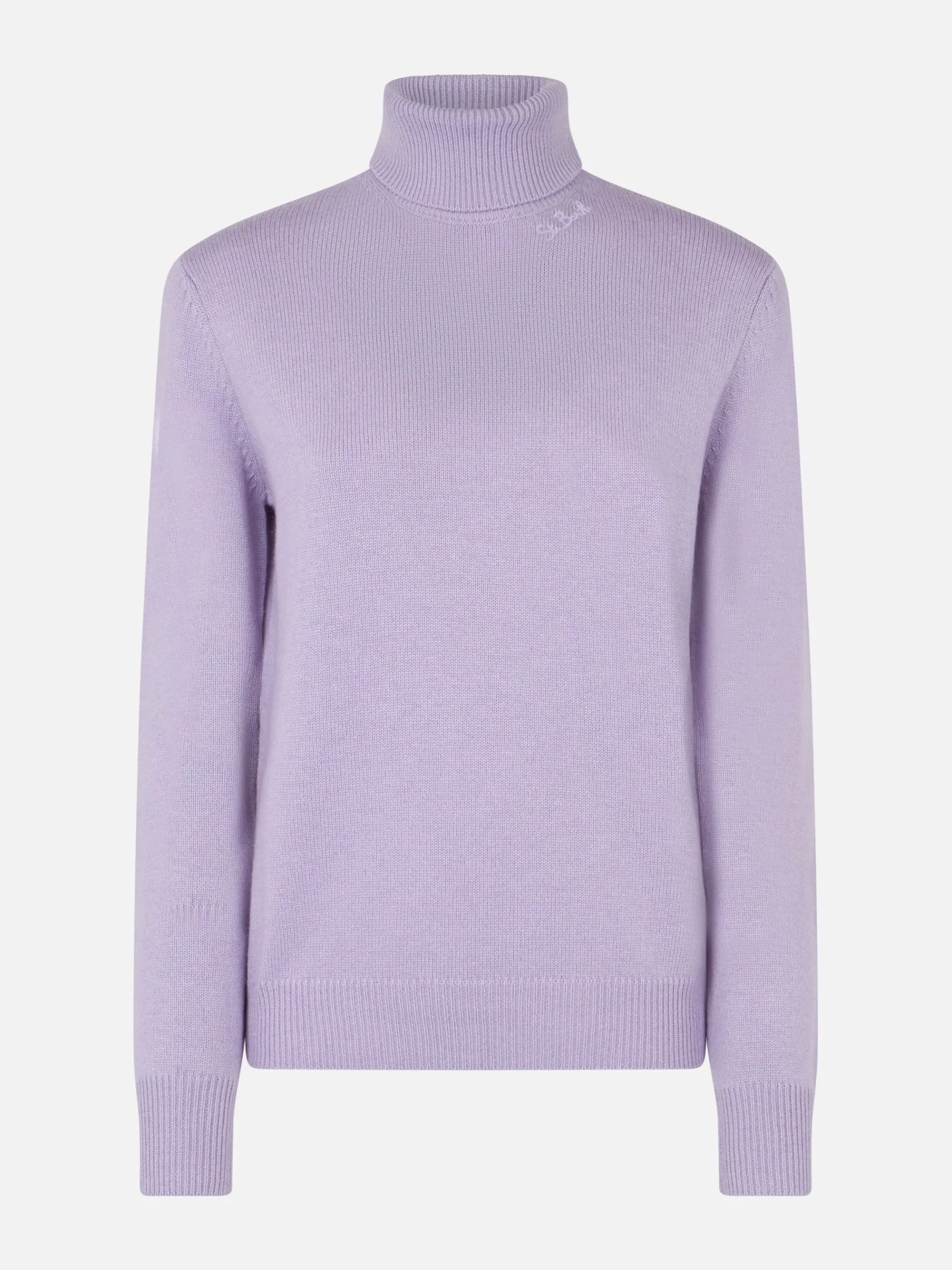 Maglione da donna lilla Moody a costine sottili