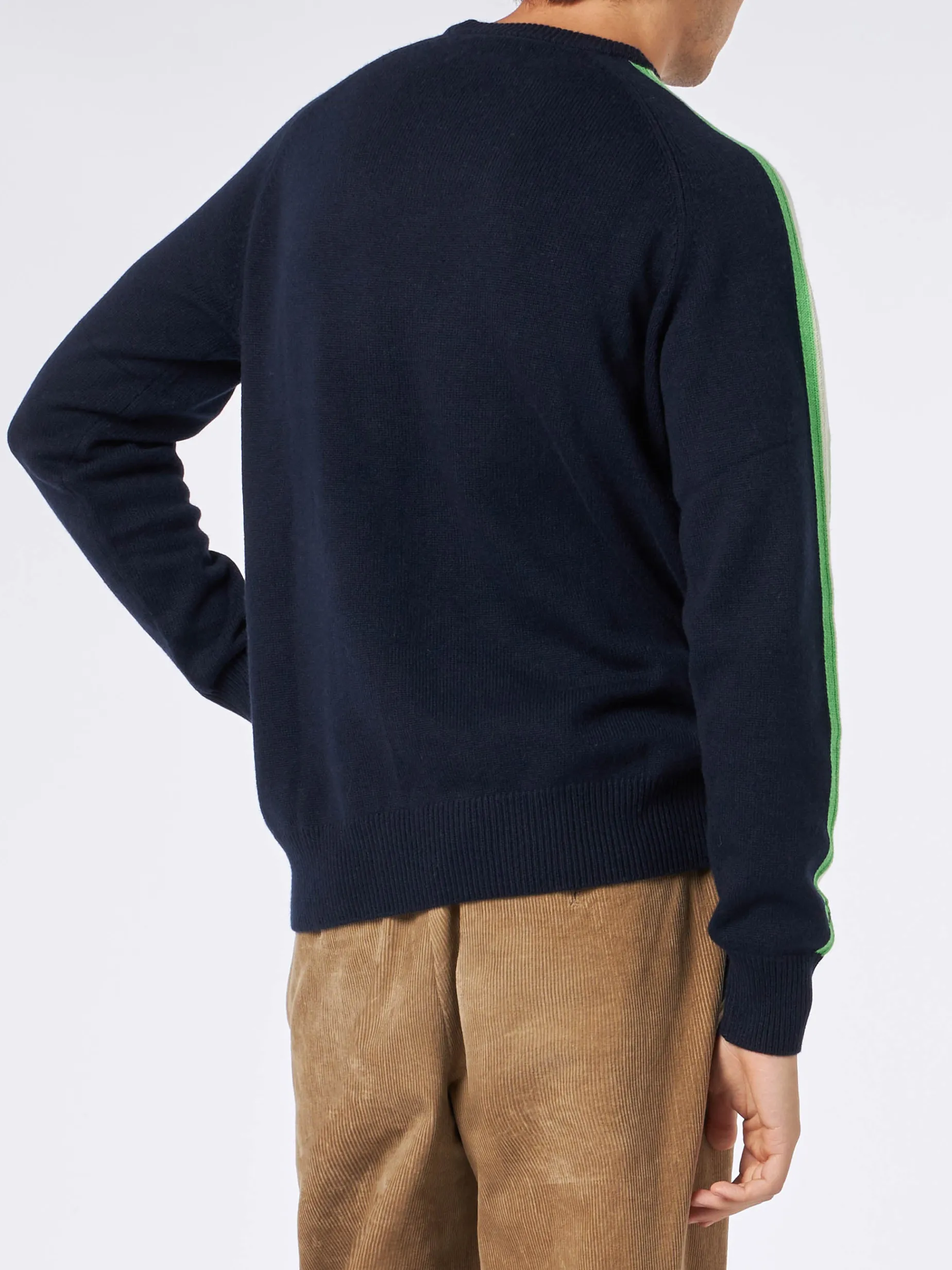 Maglione da uomo girocollo con stampa jacquard Bart Simpson | EDIZIONE SPECIALE DEI SIMPSON