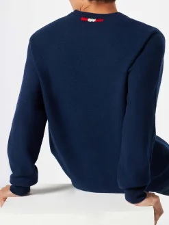 Maglione da uomo girocollo in maglia con ricamo Day Off