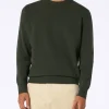 Maglione da uomo in lambswool verde militare Regent