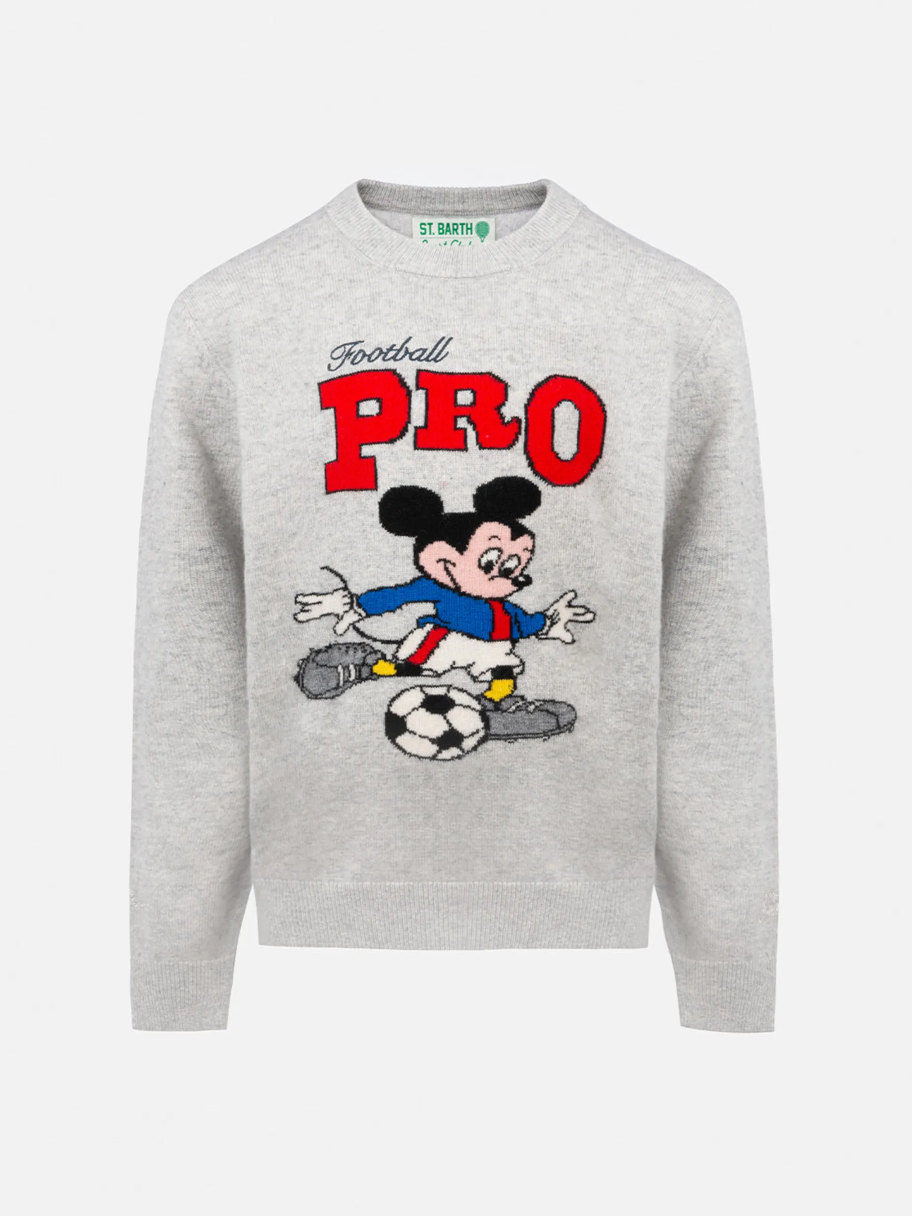 Maglione girocollo grigio da bambino Douglas con stampa di Topolino | EDIZIONE SPECIALE DISNEY