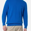 Maglione girocollo in misto cashmere bluette da uomo Regent