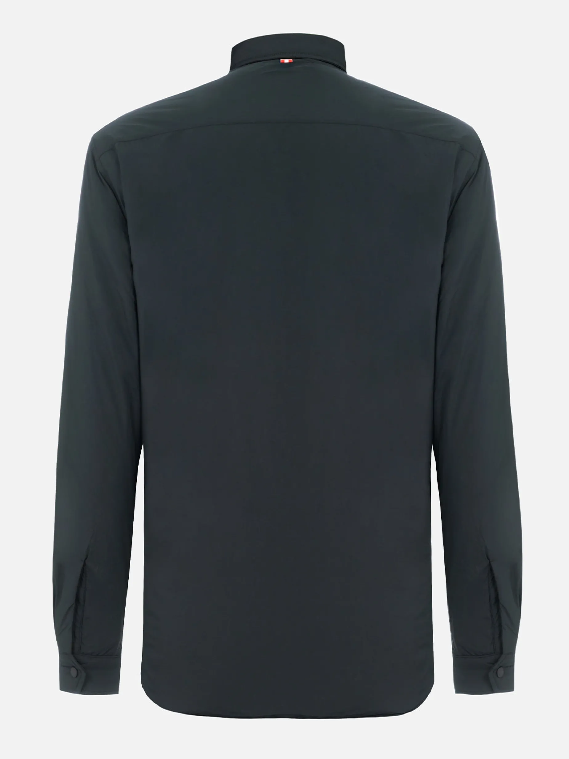 Man British green overshirt Chalet with St. Barth embroidery