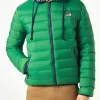 Piumino da uomo double face verde